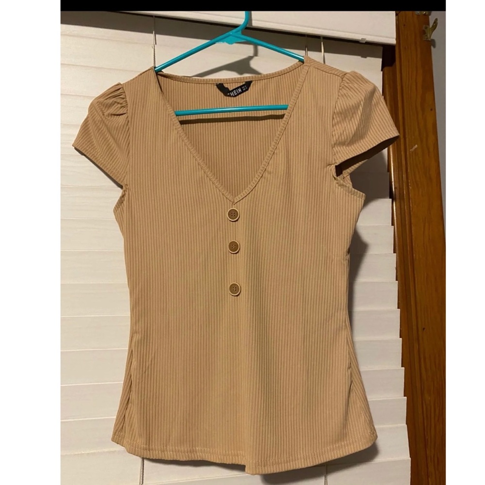Tan Blouse